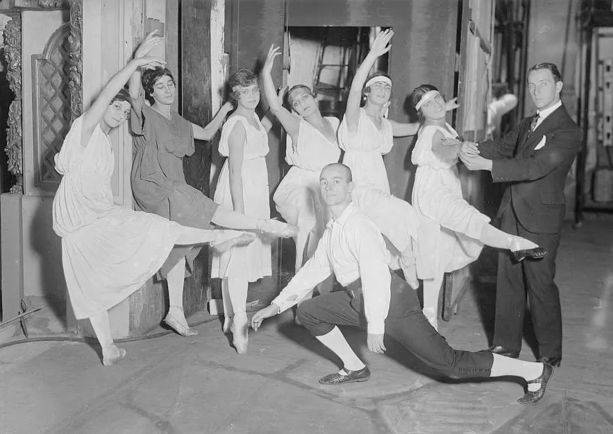 Les Ballets Russes, en un ensayo. Fuente: Library of Congress, Washington D.C.